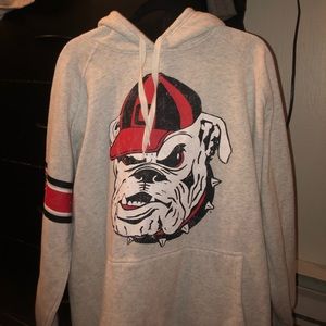 UGA bulldog fleece lined sweatshirt